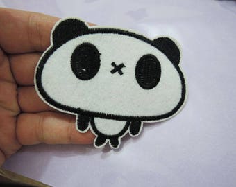GLOGLOW Lot De 6 Patchs Brodés Panda, Écussons Thermocollants Pour Décoration De Vestes, Pulls, Sacs, Chapeaux, Chaussures, Artisanat DIY