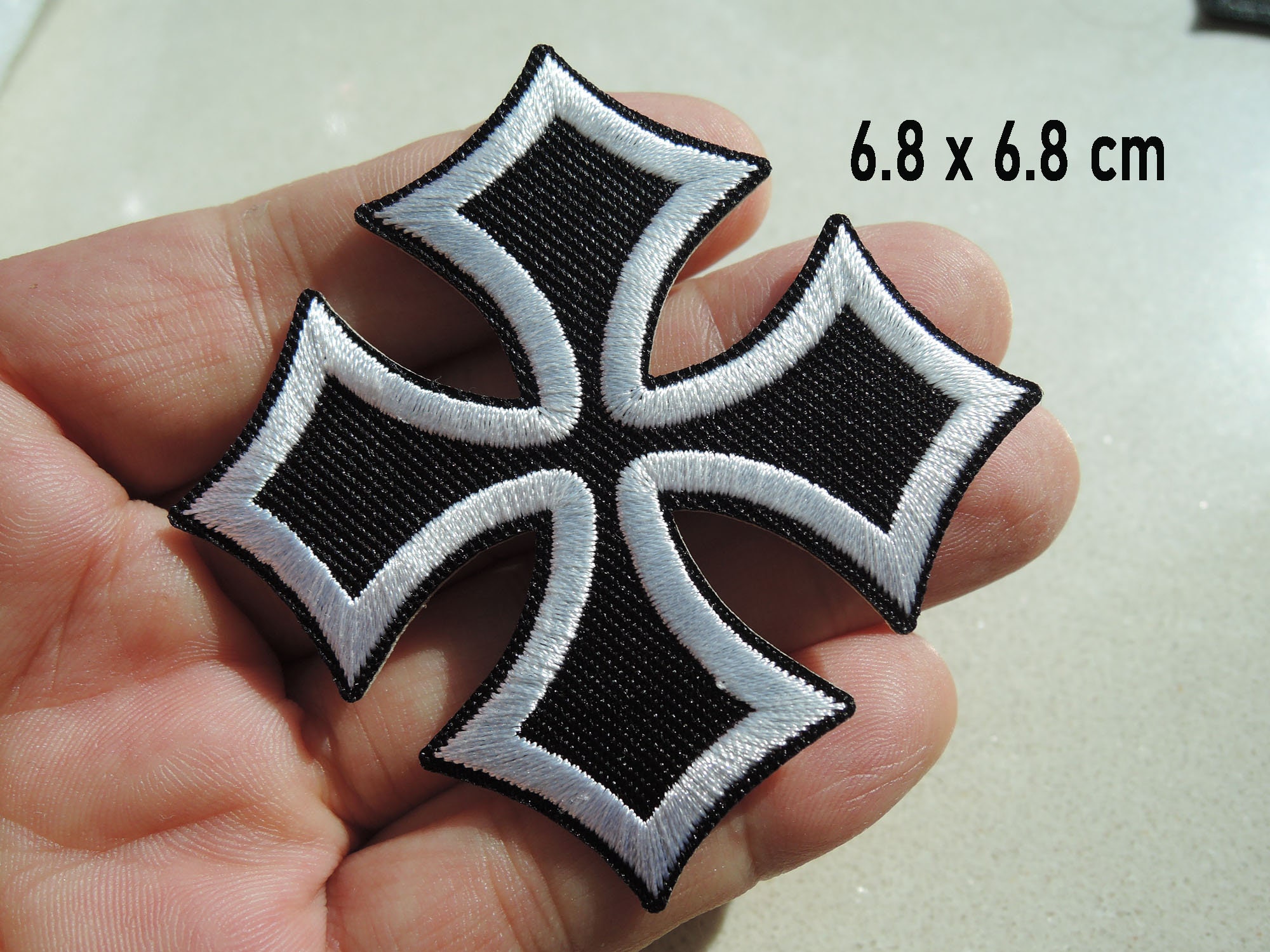 Iron on Patch Cross Patch Crucifix Patches Embroidered Patch Etsy
