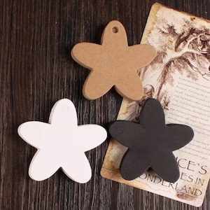 Kraft Paper Tags - 50pcs Kraft Tags Flower Tag Price Tags Hang Tags Gift Tags Brown Tag Plain Tags with Hole 6cm x 6cm