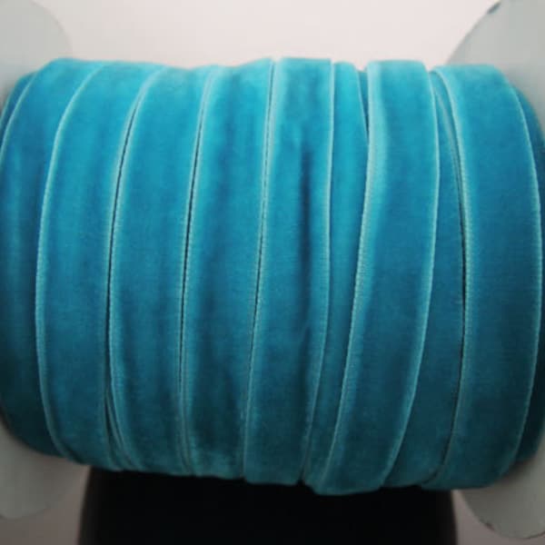 Blue Velvet Ribbon Etsy