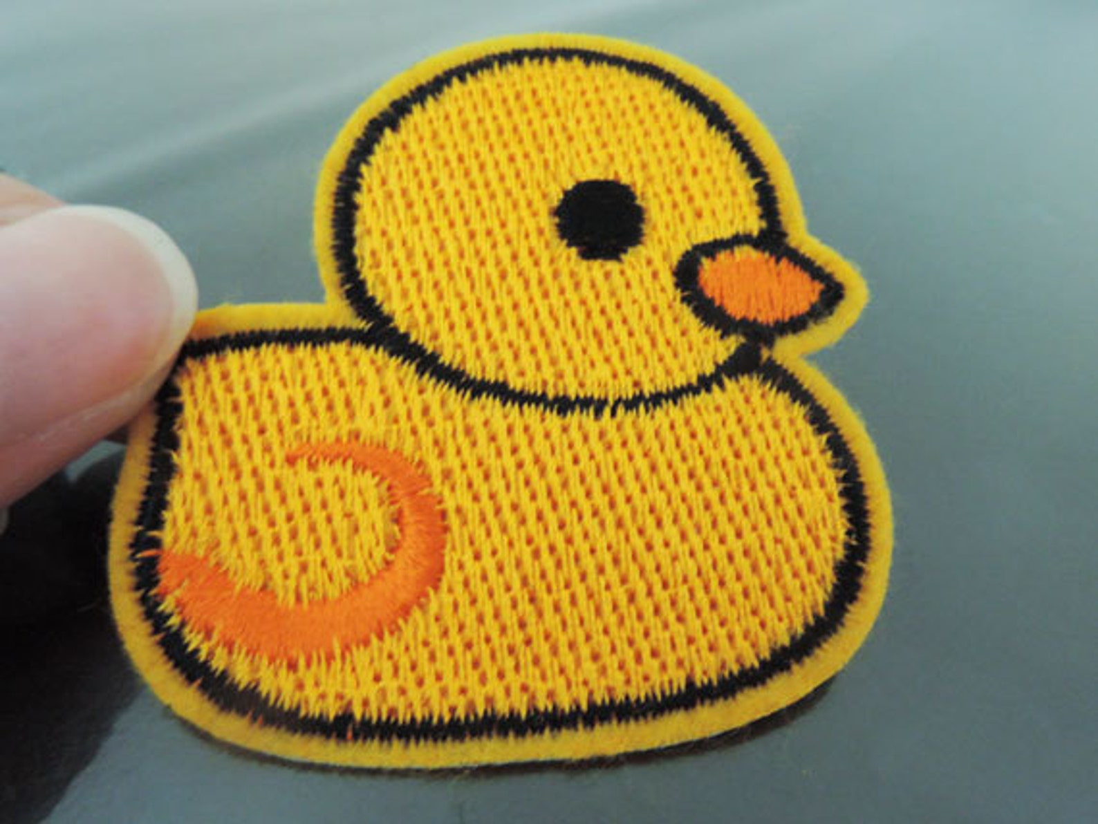 Duck Patches Iron on Patches or Sewing on Patch Orange Duck Etsy