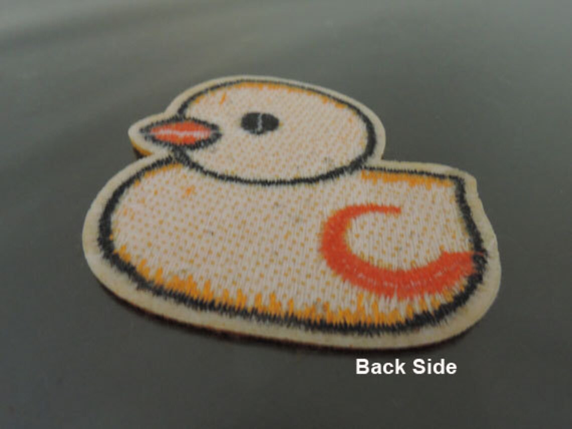 Duck Patches Iron on Patches or Sewing on Patch Orange Duck Etsy
