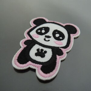 Cute Panda Patch Animal Cartoon Patches Panda Patch Applique ...