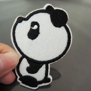Cute Panda Patch Animal Cartoon Patches Badge Patch Applique ...