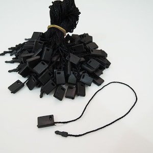 PATIKIL 100 Pcs String Light Hanging Clips, Black Small