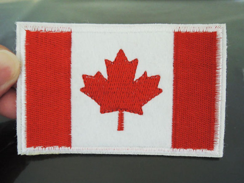 Canada Patches Large Iron on Patch or Sewing on Patch Canada Etsy Canada