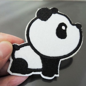 Cute Panda Patch Animal Cartoon Patches Badge Patch Applique ...