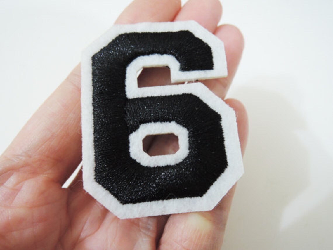 Number Patches Iron on or Sewing on Patch 09 Number Patches Etsy