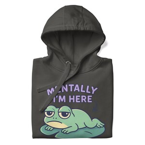 Funny Frog Hoodie: Kawaii Cottagecore Pullover - Wholesome Gift