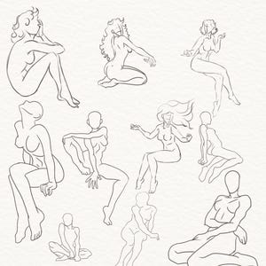 Anatomy Stamps for Procreate 130 Human Artist Anatomy Toolkit Body Reference Stamp Set Download