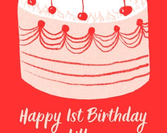 Carte de voeux de joyeux anniversaire pour les enfants