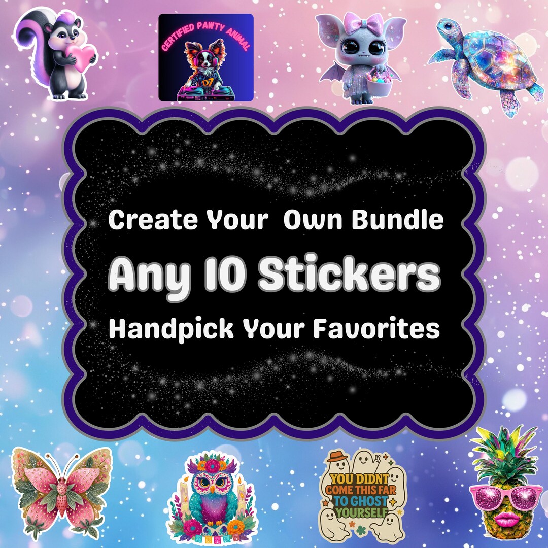 Create Your Own Bundle-10 Pack - Etsy