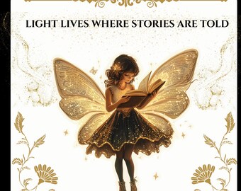 Magical Book Fairy Sticker Pack: Whimsical Literary Planner Stickers