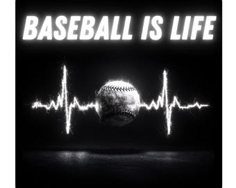 Baseball Sticker Pack: 8 Vinyl Sports Stickers for Water Bottles, Laptops