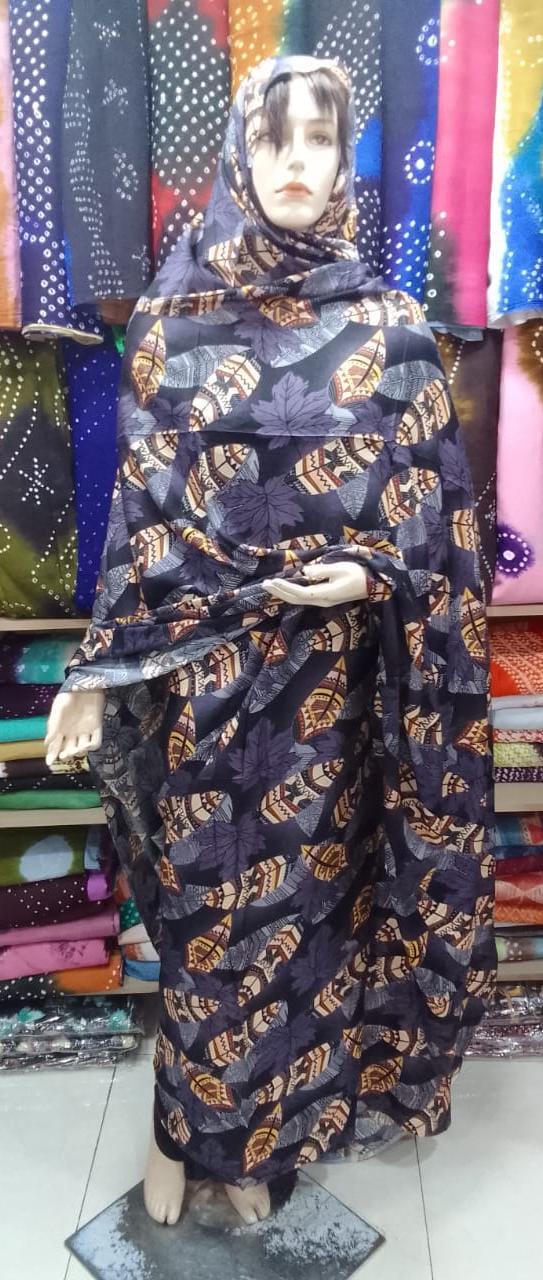 Malhfa Sahara Marocain 4,5 Mètres - Coton Multicolore, Taille Unique, Neuf Sans étiquettes