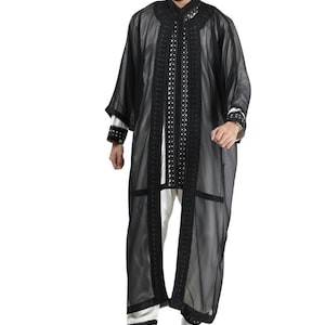 jabador artisanal-Moroccan caftan men-Moroccan jabador