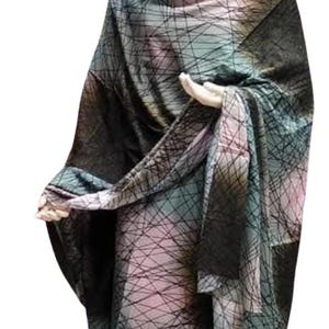 women’s Sahara clothing-Tuareg women clothing-Nomadic Women’s Outfit – Melhfa Wrap-Sahrawi Melhfa – Desert Women&#39;s Dress