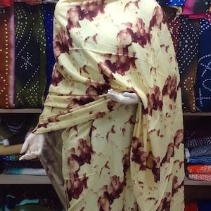 Saharan Melhfa-Mauritanian Melhfa- Desert Women&#39;s Dress – Traditional Wrap Dress –Mauritanian Melhfa–Moroccan Sahara Clothing–Bedouin Dress