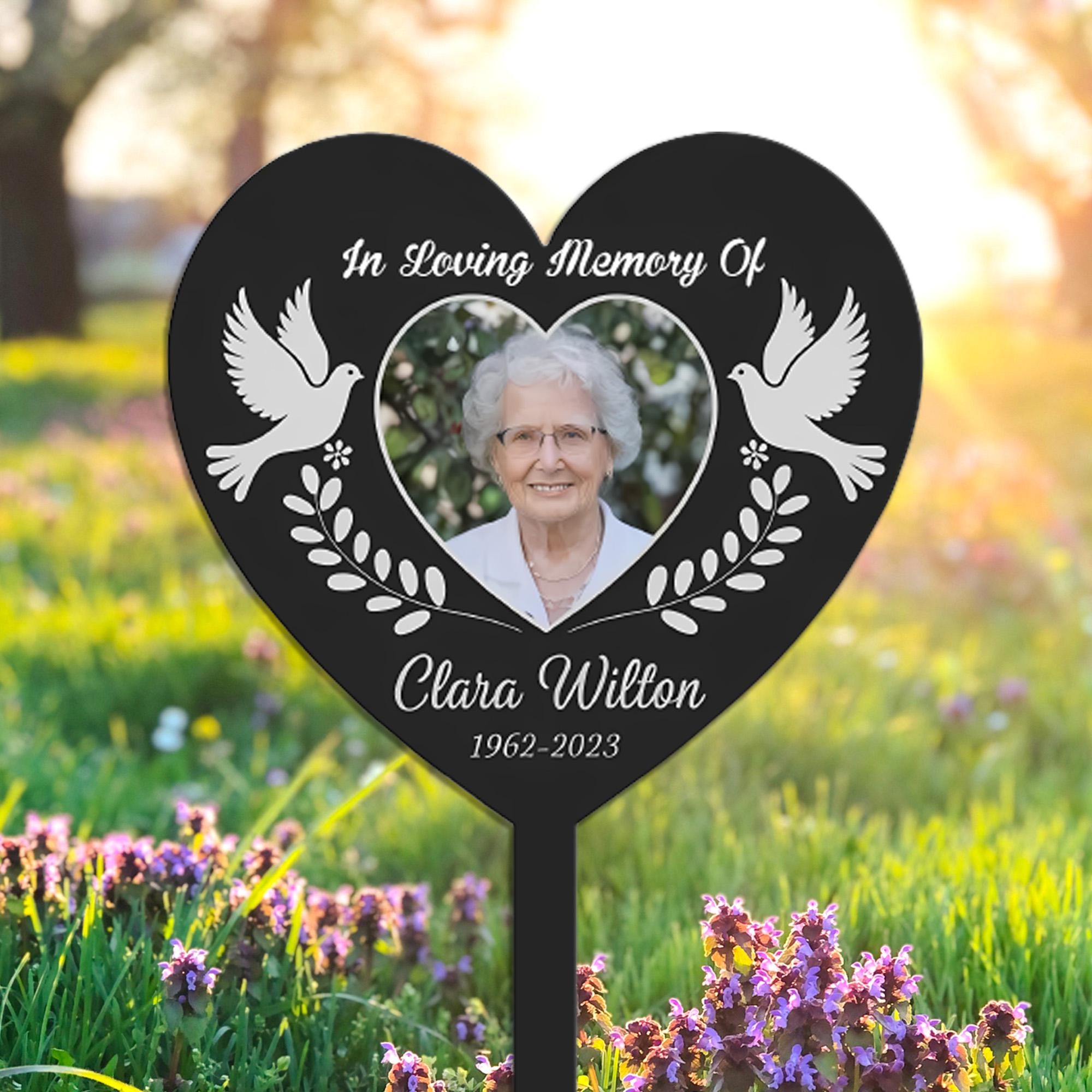 Personalized Photo Memorial Plaque Custom Metal Grave Marker Etsy personalized-photo-memorial-plaque-custom-metal-grave-marker-etsy