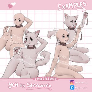 Custom “Walkies” YCH - Furry or Human OC