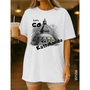 Kathmandu Nepal Travel Shirt, Comfort Colors Unisex Tee image 9