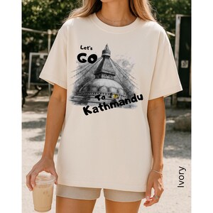Kathmandu Nepal Travel Shirt, Comfort Colors Unisex Tee image 10