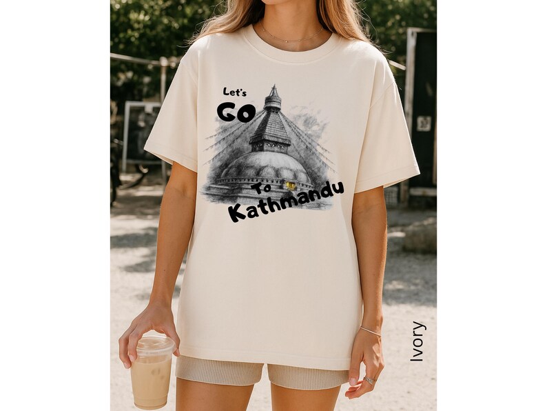 Kathmandu Nepal Travel Shirt, Comfort Colors Unisex Tee image 10