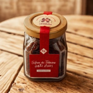 Premium Moroccan Saffron Threads 5g – Pure Taliouine Saffron | High Crocin & Aroma | Hand-Harvested | Cooking, Tea, Natural Dye