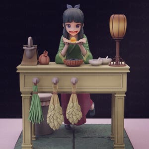Maomao From The Apothecary Diaries - STL Model for Resin Printer Figure 3D Printing - High Quality Diorama