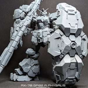 RX-78 GP02 A Gundam &quot;Physalis&quot; 1/100 High Quality Robot - STL Model for Resin Printer Figure 3D Printing