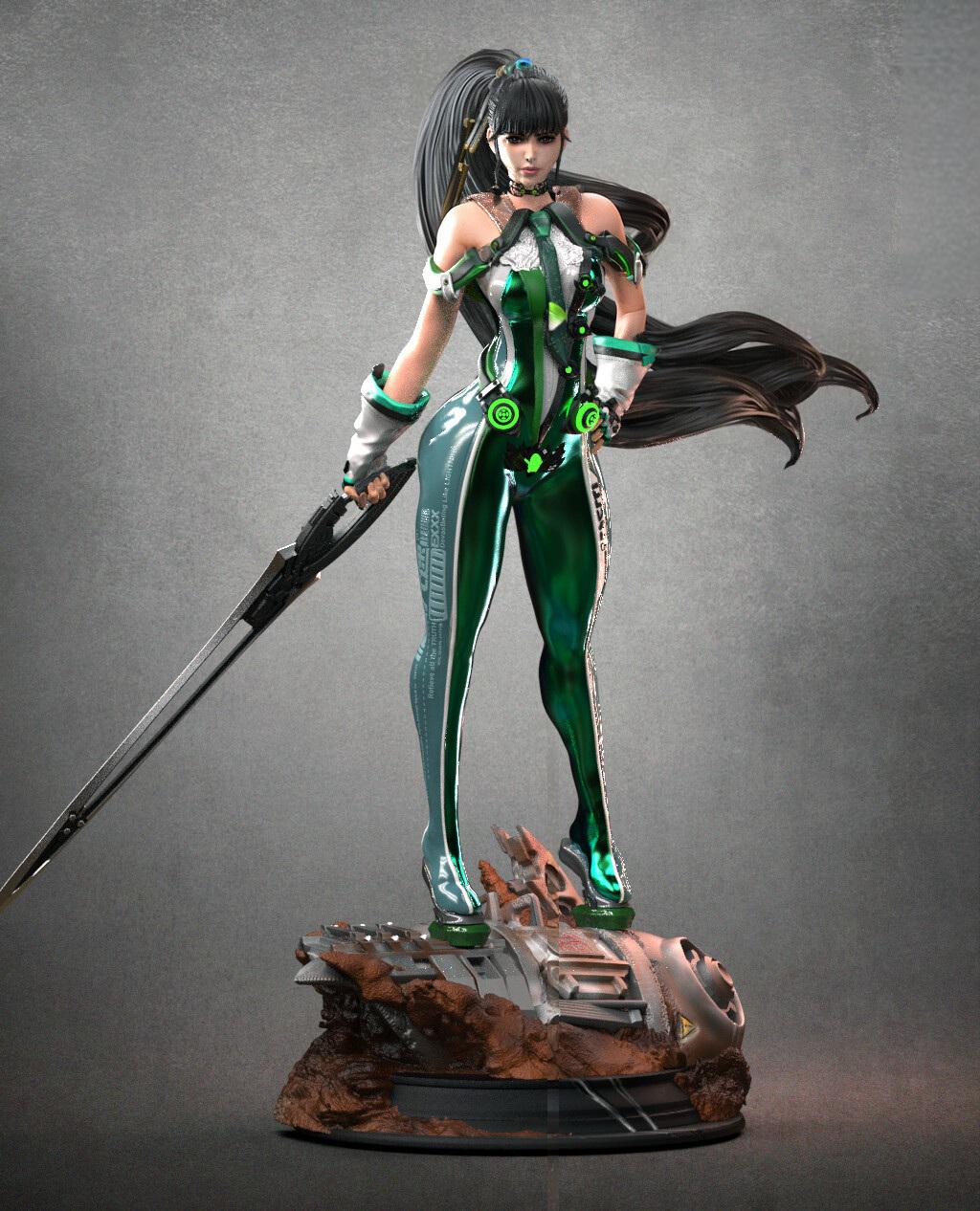 ガレージキット ステラーブレイド イヴ / ガレキ フィギュア 未塗装未