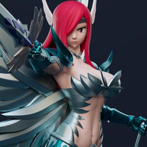 fairy tail crochet dress amime erza FAIRY TAIL: Erza's Costume "Dress-Up"