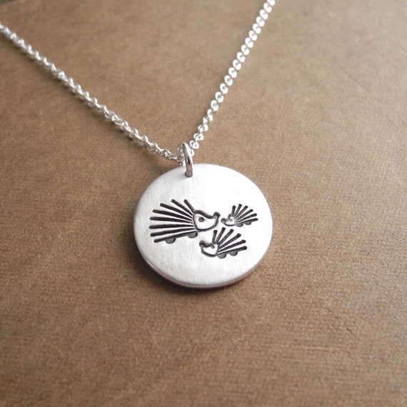 mother and two child necklace