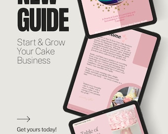 Cake Business Guide | Start a Home Bakery (Digital Download)