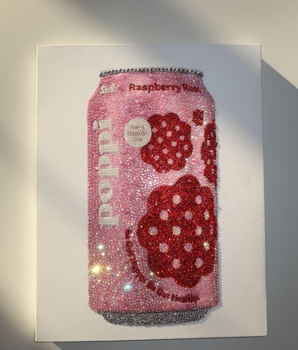 Personalised Rhinestone Bedazzled Canvas Art - Etsy