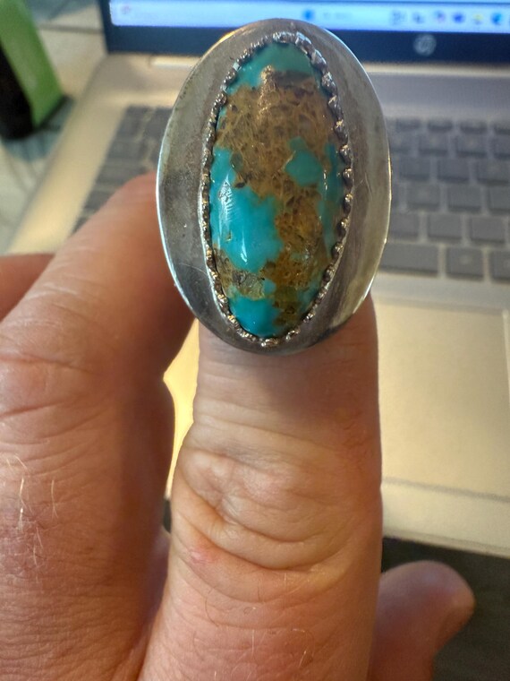 Sterling Silver Turquoise Ring size 5