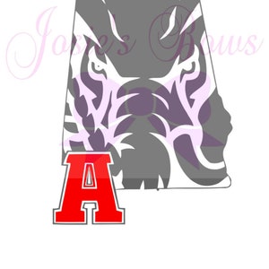 Inspiré Alabama Elephant in State Logo Cut Cutting File Cut Cutting File - . SVG, DXF, Silhouette, . jpg , cricut, cutter, vinyle, HTV