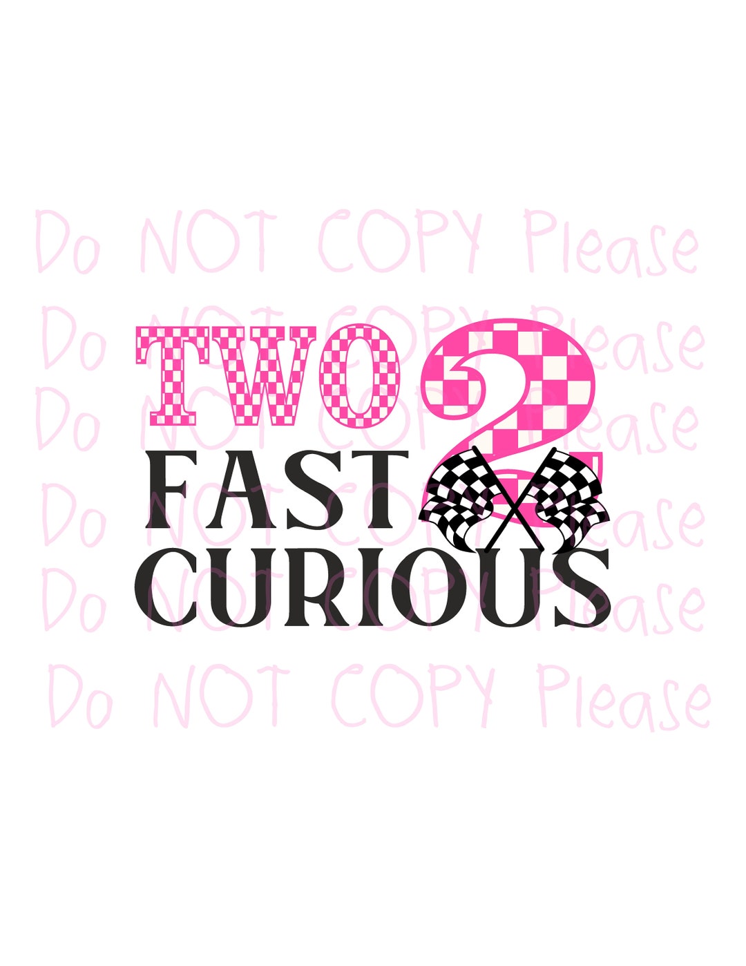 Two Fast 2 Curious SVG Design Pdf, Png DXF and Silhouette Files Can ...
