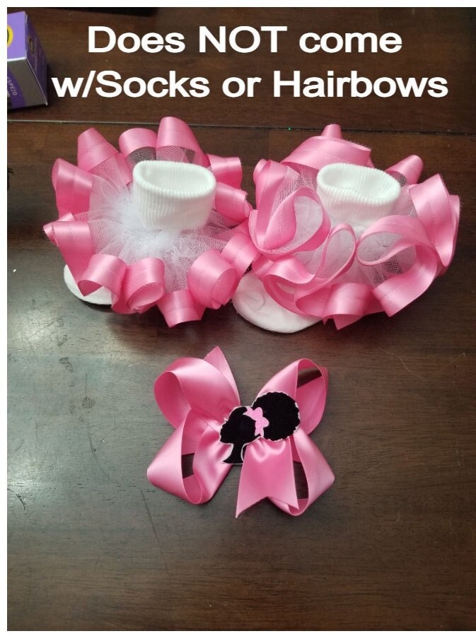 Ribbon Tutu Ruffle Anklets, Tutu Socks,, Ankle Tutus, Ribbon Ruffle Cuffs Infant, Toddler, Tween, Teen and Adult Socks NOT Included