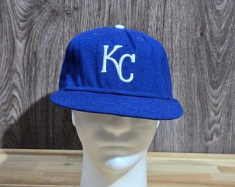 Vintage New Era KC Kansas City Royals MLB Baseball Cap Hat USA Made