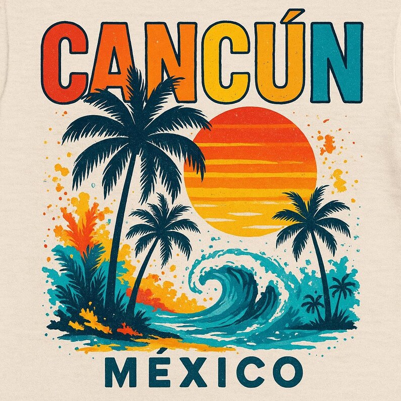 Cancun Mexico ! Digital Print. Instant Download Delivery File .no ...