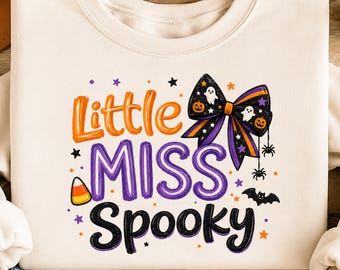 Pequeña Señorita Espeluznante PNG, Halloween PNG Niños Pequeños, Niña de Octubre PNG, Camiseta Infantil PNG, Coqueta Divertida Halloween