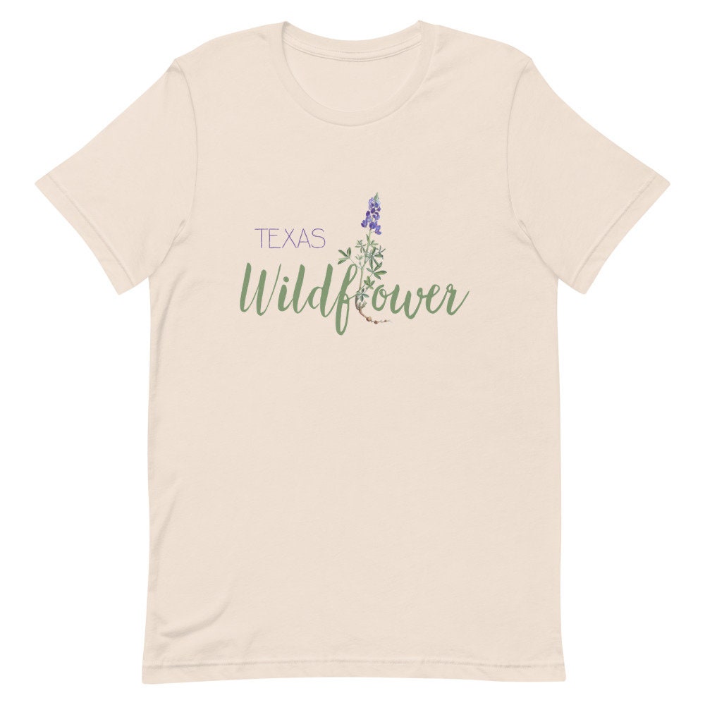 TEXAS Wildflower Tshirt Botanical Illustration State Pride Etsy