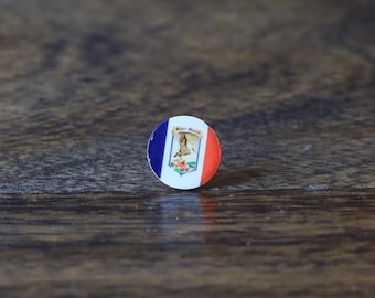 Saint Martin (France) Flag Map Pin | Saint Martin (France) Flag push pin | Saint Martin (France) map pin for wood map