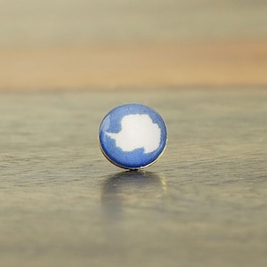 Antarctica Flag Map Pin | Antarctica Flag push pin | Antarctica map pin for wood map