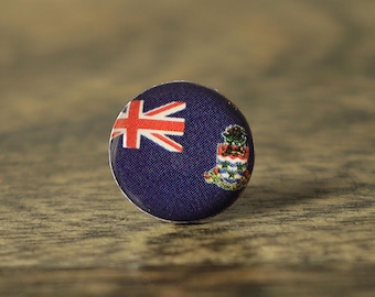 Cayman Islands Flag Map Pin | Flag push pin | Cayman Islands map pin for wood map