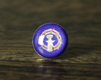 Northern Mariana Islands Flag Map Pin | Northern Mariana Flag push pin | Northern Mariana Islands map pin for wood map