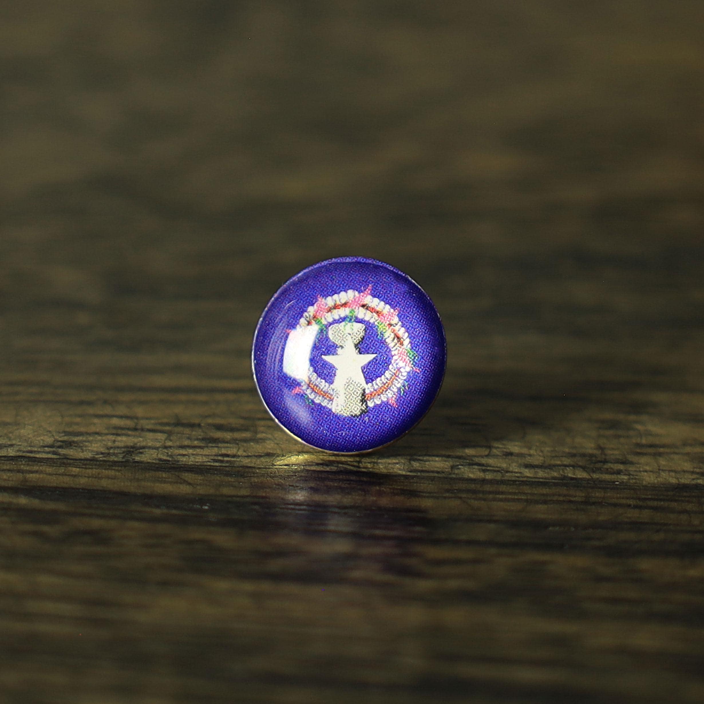 Northern Mariana Islands Flag Map Pin | Northern Mariana Flag push pin | Northern Mariana Islands map pin for wood map