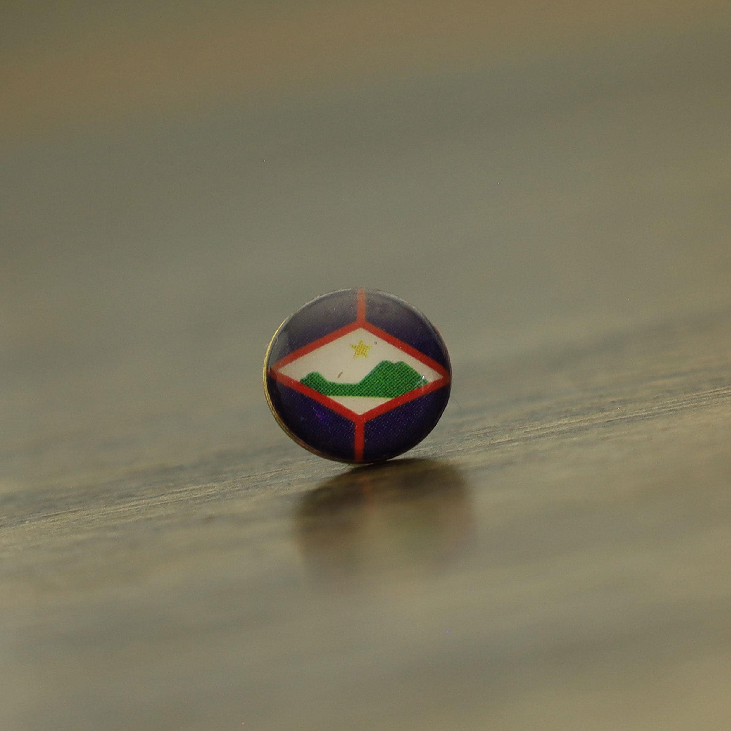 Sint Eustatius Flag Map Pin | Flag push pin | Sint Eustatius map pin for wood map