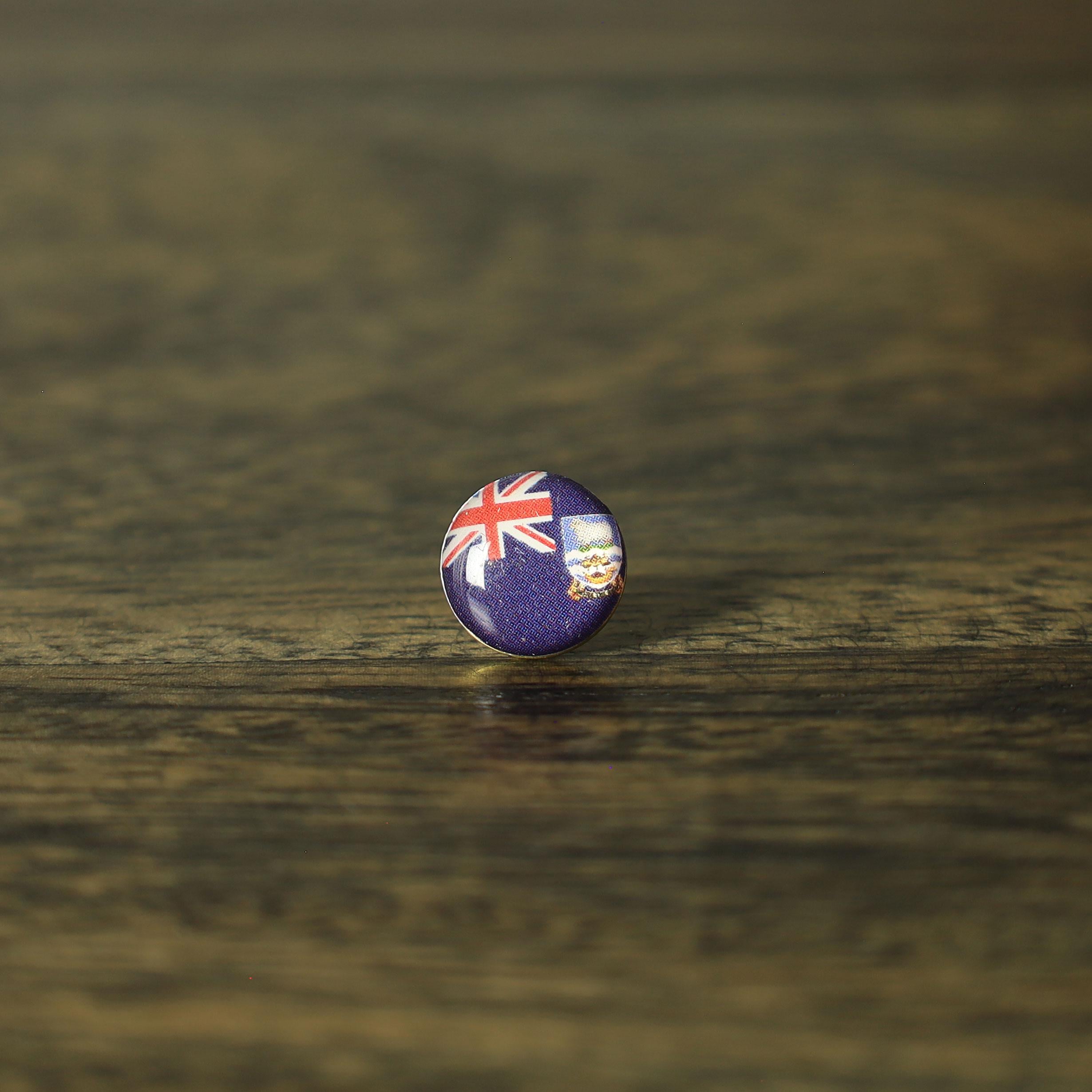 Falkland Islands Flag Map Pin | Falkland Islands Flag push pin | Falkland Islands map pin for wood map